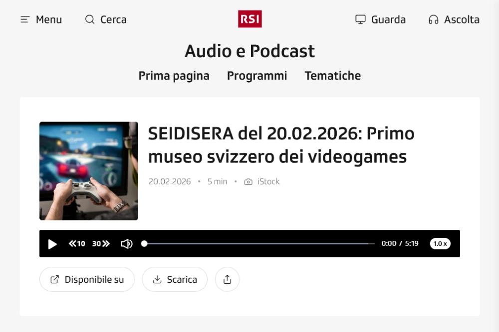 Rapporto stampa GamePlaza RSI CH Rapporto stampa GamePlaza RSI CH