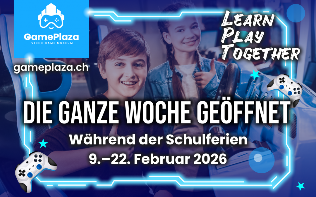 Gameplaza ist während der Schulferien die ganze Woche geöffnet