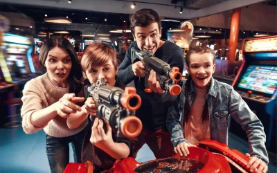 Lustige Spiele für Kinder in Videospielmuseen