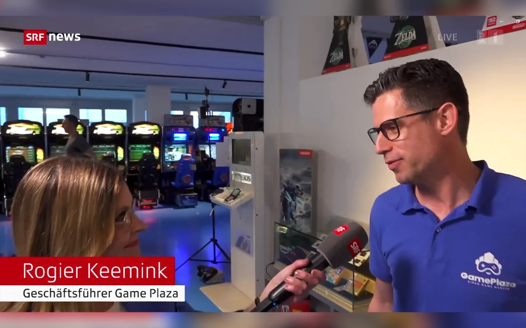 GamePlaza wird auf SRF.ch TV vorgestellt