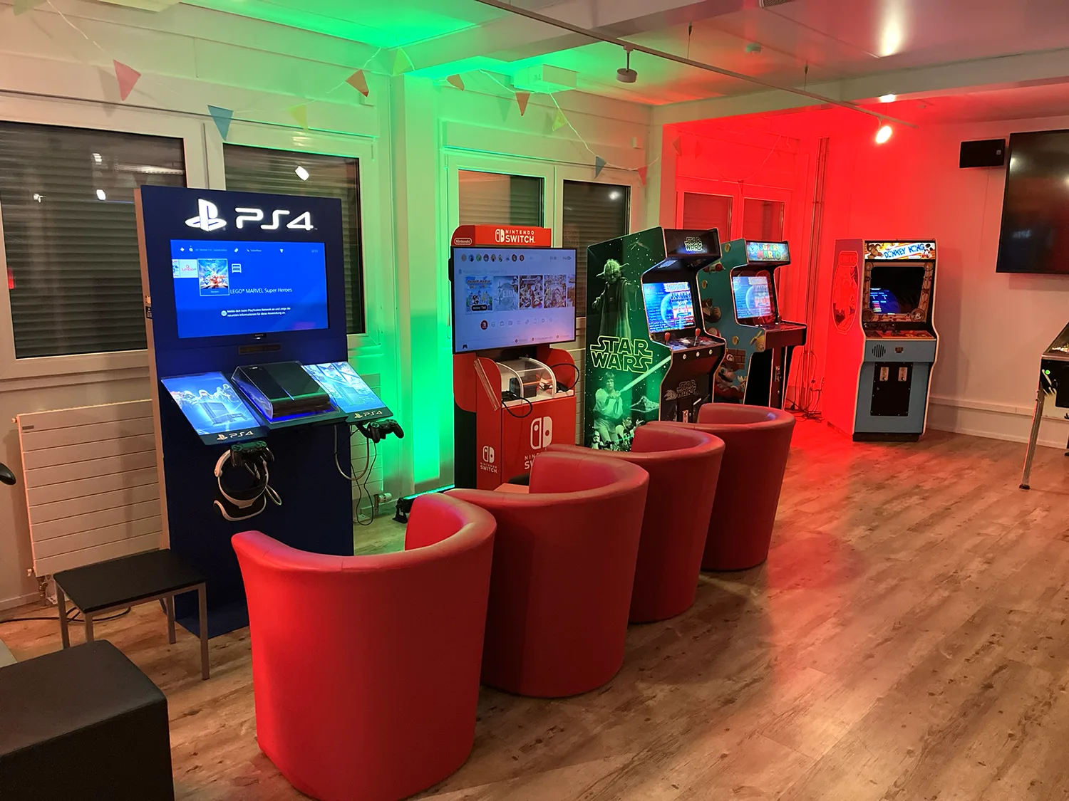 GamePlaza Arcade and Gaming Rental Machine Sample Layout