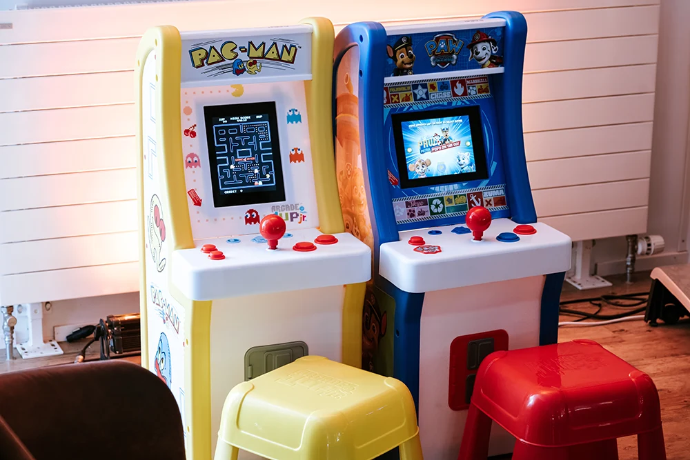 Verleih von Spielautomaten – GamePlaza Zürich, Schweiz