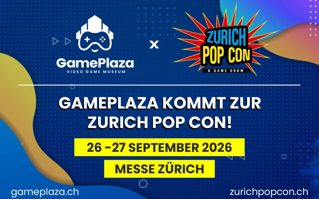 Besuchen Sie GamePlaza auf der ZURICH POP CON 2026